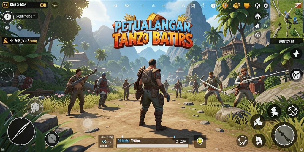 Screenshots gameplay Open World 66K menampilkan petualangan yang mendalam.