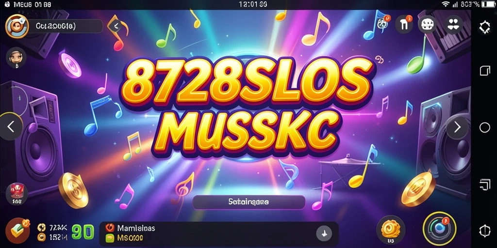 Tampilan menarik dari gameplay musik di 8728SLOTS.
