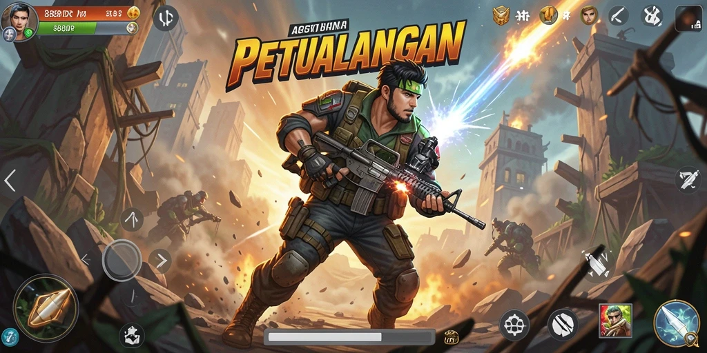 Tangkapan layar utama 888IDR menunjukkan aksi menyenangkan saat bertarung.