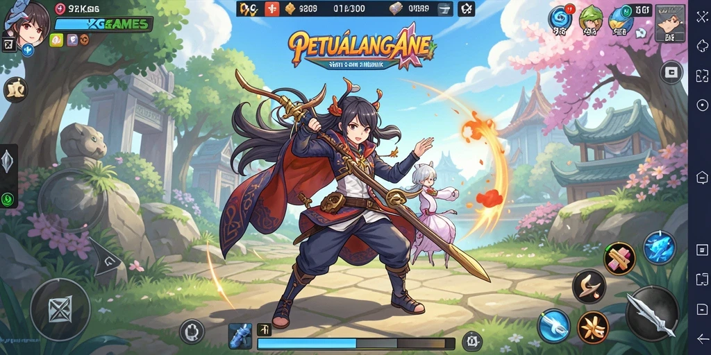 Tampilan gameplay 9ZKGAMES yang penuh warna dan dinamis.