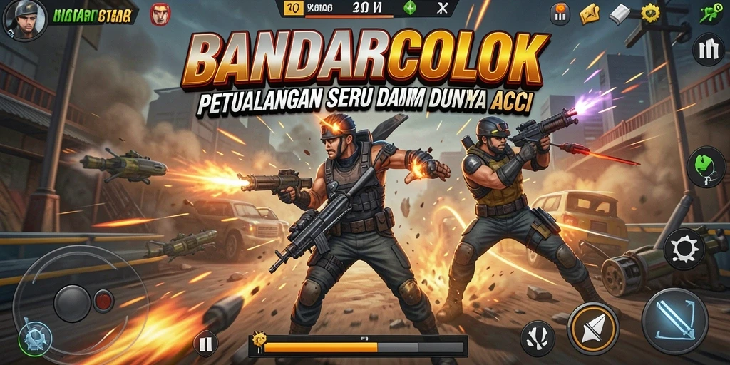 Screenshot gameplay BANDARCOLOK menampilkan aksi seru dan mendebarkan.