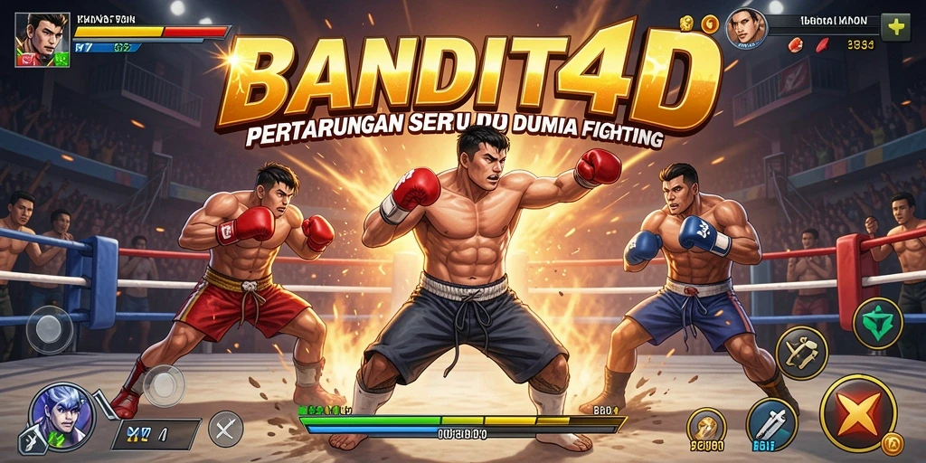 Gameplay BANDIT4D dengan aksi pertarungan seru yang mendebarkan.