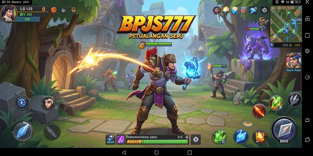 Screenshot gameplay BPJS777 menampilkan pertarungan seru dan grafik yang memukau.