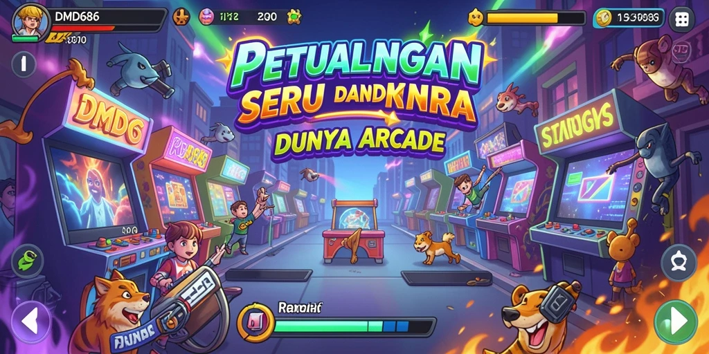 Tampilan gameplay menarik di DMD686 dengan grafis yang memukau.