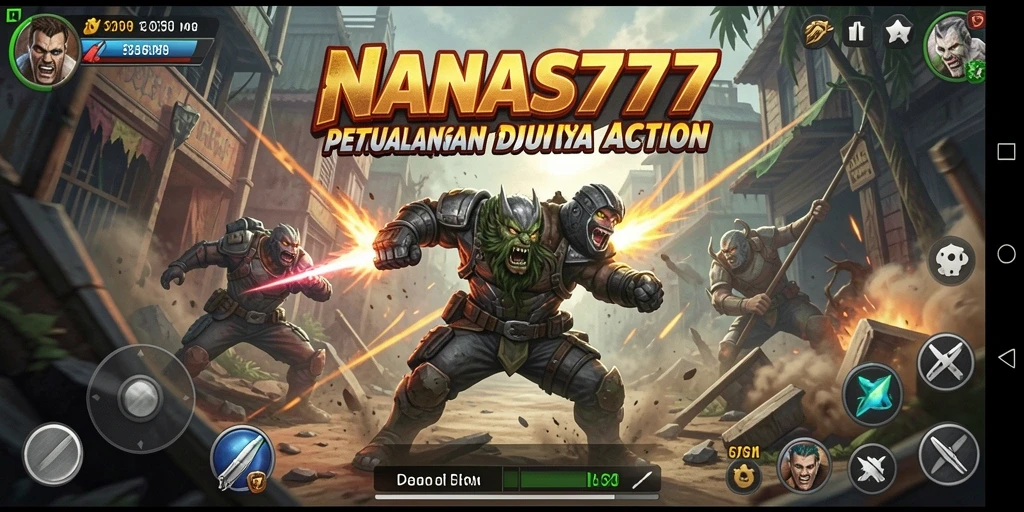 Screenshot NANAS777 menampilkan aksi mendebarkan dalam gameplay yang intens.