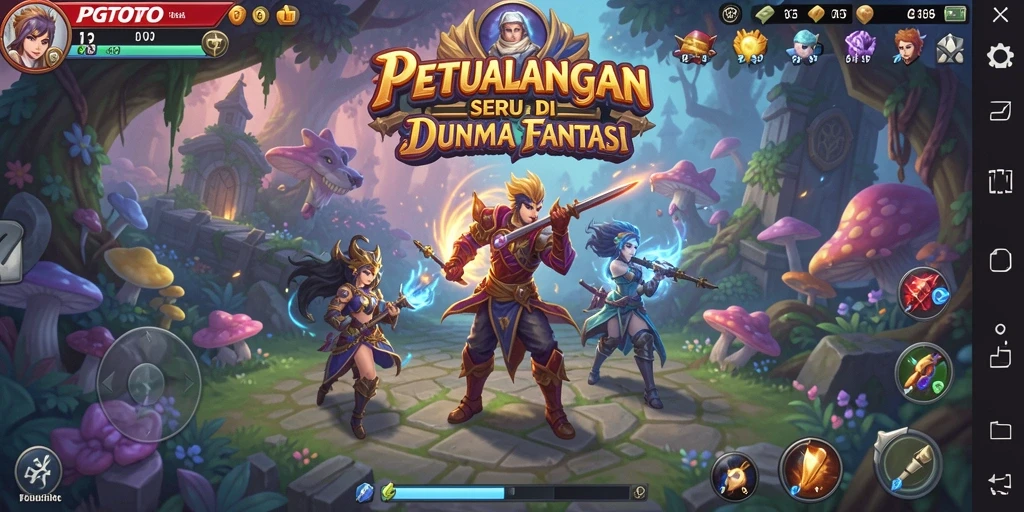 Tampilan gameplay <strong>PGTOTO</strong> yang menarik di dunia petualangan.