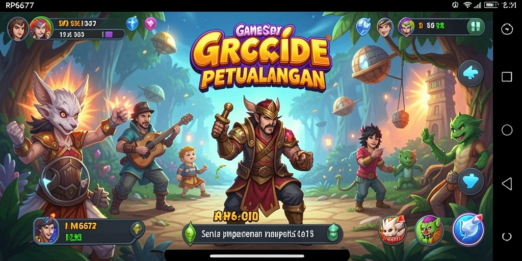 Tampilan gameplay RP6677 yang menakjubkan dan dinamis.